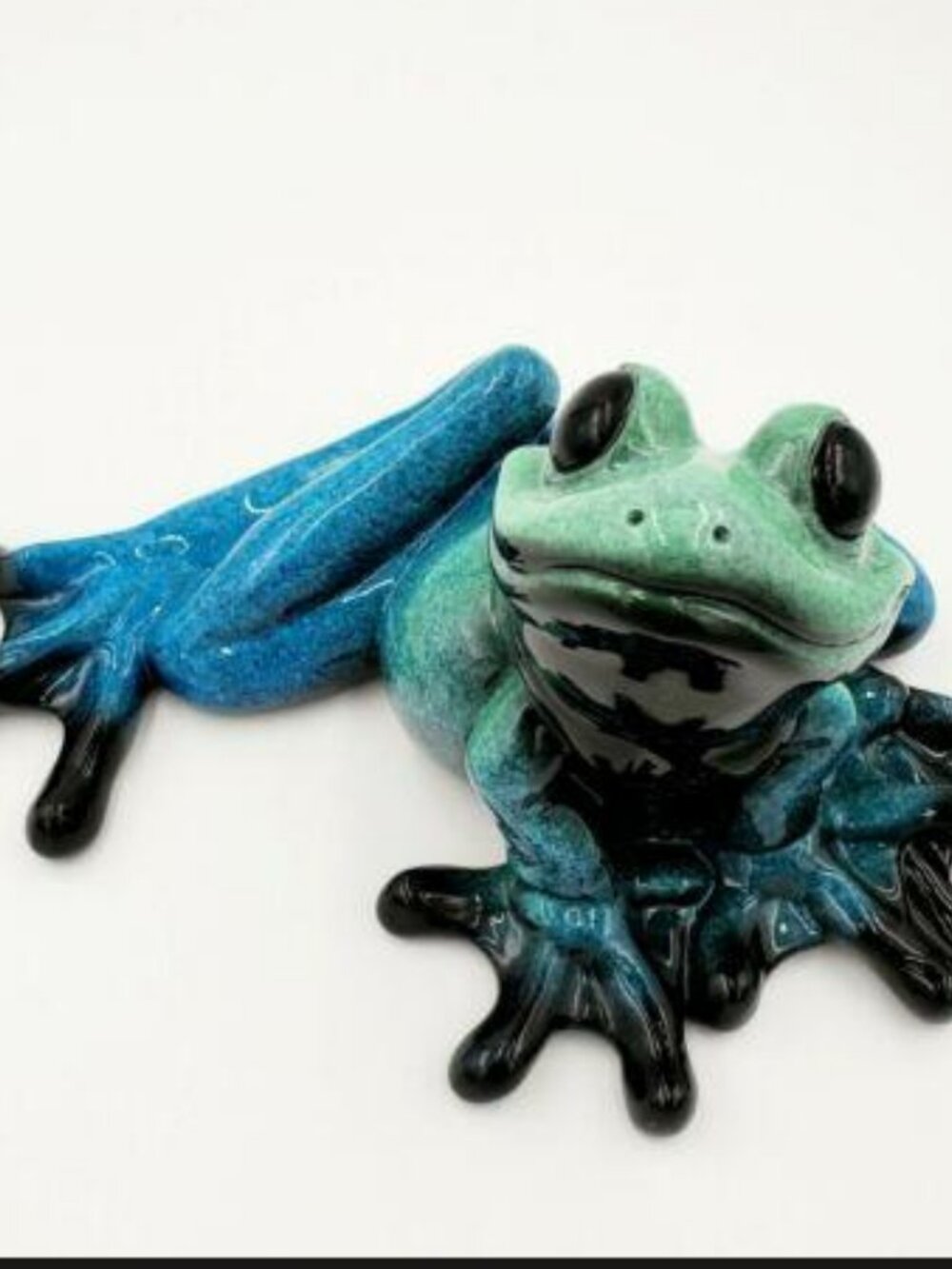 Kitty's Critters Katrina Frog Figurine Large 12” Retired 2002 #8056LE No Box